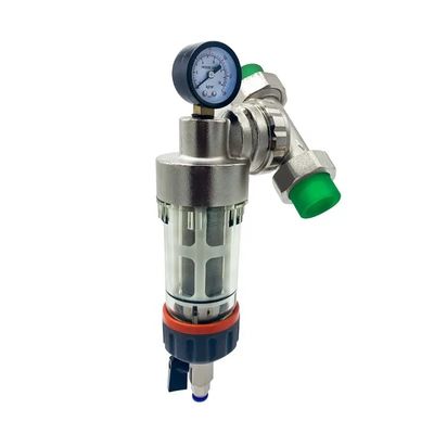 Máy lọc nước gia đình 360 độ Bộ lọc nước bằng đồng có áp kế