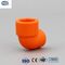 Phụ kiện ống PPR màu cam Nén nhựa Giảm khuỷu tay ống 45 90 độ