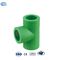 Green PPR Giảm Tee DIN16962 Phụ kiện ống PPR Khớp nối nhanh