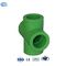 Green PPR Giảm Tee DIN16962 Phụ kiện ống PPR Khớp nối nhanh