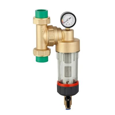 Máy lọc nước gia đình 360 độ Bộ lọc nước bằng đồng có áp kế