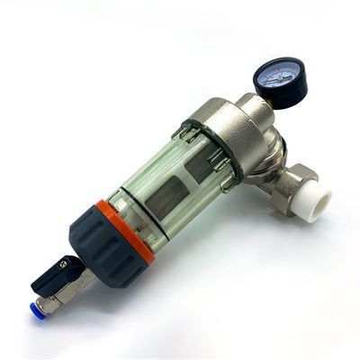 Hệ thống lọc nước trầm tích Spin Down 50 Micron Bộ lọc trước có thể xả có thể tái sử dụng