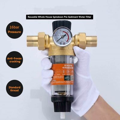 Bộ lọc nước Hộ gia đình Lọc sơ bộ Rửa ngược Lọc trầm tích